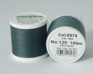 Нитки Madeira Aerofil 120/100м №8975 серо-зеленый