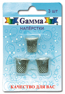 Наперсток "Gamma" ТВ-03 3шт в блистере